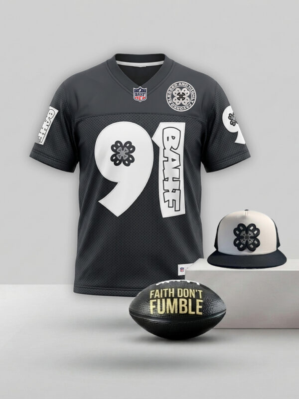Pslm 91 Black Football Jersey & Hat